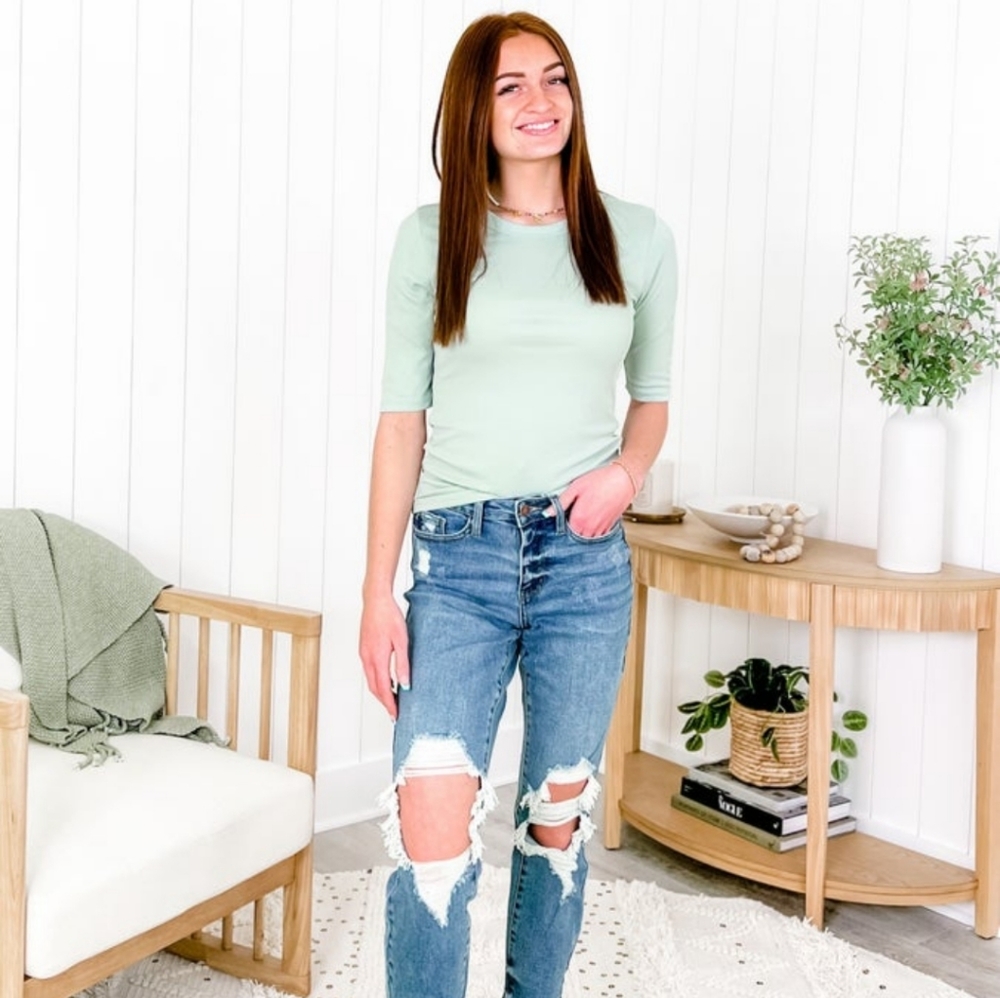 Wishlist 3/4 sleeve top